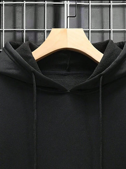 Plane Unisex Black Hoodie in premium Quality